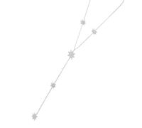 Asukohu Collana lunga alla moda moderna lunga con meteore e croci accento per feste e incontri design unici, Misura unica, come descritto, come descritto