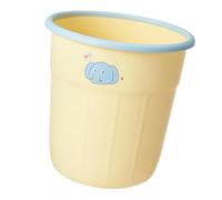 Asukohu Compatto Rotondo Rifiuto Di Plastica Can Per Bagno Cucina Ufficio Casa Facile Da Pulire Salva Spazio Piccolo Cestino Contenitore di Riciclaggio Plastica