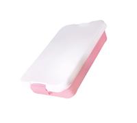 Asukohu Custodia portatile per giocattoli di sabbia con coperchio impilabile Sensory Bin Vassoio di sabbia per la famiglia Viaggio in spiaggia Bambini Gioco creativo Scatola giocattolo di sabbia