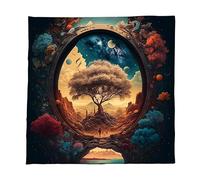 Asukohu Divinazioni Carte Tavolo Tessuto Quadrato Arazzo Alberi Di Altari Carte Tarocco Tessuto Tovaglia Stregonerie Fornitura