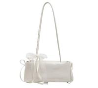 Asukohu Dolce Archi Borsa A Tracolla Per Le Donne Alla Moda Hobos Toted Borsa A Muoio PU Cuppes Borsa Con Cerniera Borsa A Tracolla Per Le Donne, bianco