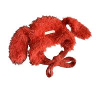 Asukohu Elegante Cappello Del Coniglio Per Le Donne E Le Ragazze Per L'Attività Invernale All'aperto Tutti I Giusti Scaldamuscoli Di Uso Quotidiano Capp, Colore: rosso, Taglia unica