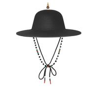 Asukohu Elegante cappello storico unico patrimonio cinese cappello antico grande rotondo per rievocazioni storiche e feste a tema nappe impreziosito