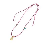 Asukohu Elegante Donne Collane Accessori Per Le Donne Con Corda Di Cotone Colorato E Carta Protettiva Pendente Del Diavolo Per Le Partiti Protezione Amuleto Ciondolo, Taglia unica, come descritto