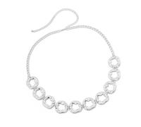Asukohu Elegante Irregolare Circolare Girocollo Catena Girovita Esagerato Irregolare Collana Circolare Donne Catena Della Vita Gioielli Moda Neckwear, Misura unica, come descritto, come descritto