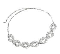 Asukohu Elegante Irregolare Circolare Girocollo Catena Girovita Esagerato Irregolare Collana Circolare Donne Catena Della Vita Gioielli Moda Neckwear, Misura unica, come descritto, come descritto