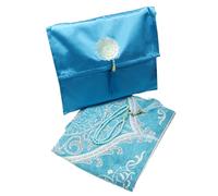 Asukohu Elegante tappeto da preghiera per adorazione con perline, 3 pezzi, per uomini e donne, grande tappeto religioso per adorare la moschea