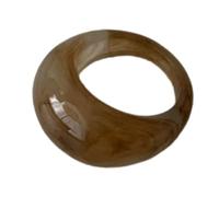 Asukohu Eleganti anelli a forma di resina curva, comodi, si adattano a superfici larghe per dita, impilabili, anelli per feste, accessori in resina personalizzati, regalo, come descritto