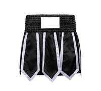 Asukohu Eleganti Pantaloncini Stampati Rinforzati Stitching Visioni Di Formazione Per Combattenti E Atleti Combattimenti Rapidamente Asciutti Pettini, Nero , L