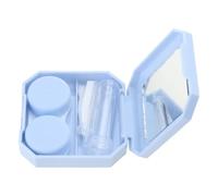 Asukohu Lenti Caso Eye Remover Stantuffo Ventosa Viaggio Storage Inserter Remover Tool Sicuro Lens Posizionamento Uso quotidiano, Blu