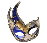 Asukohu Mardi Gras Offering Face Covering Traspirante Confortevole Per Halloween Festa di Natale Mardi Gras Veneziani Halloween Masquerade Musical Party