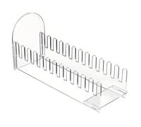 Asukohu Moderno 12 Strati Trasparente Acrilico Biglietti Di Saluto Salva Spazio Organizzatori Verticali Decorazione Per Matrimoni Vacanze Multilayer Trasparente Card Rack