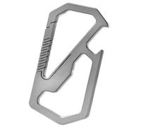 Asukohu Multitool Catena portachiavi in metallo con apribottiglie, rilascio rapido per il moschettone clip portachiavi portatile per attrezzi da esterno
