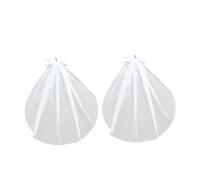Asukohu Pearls Epaulet Nero Spalline Gioielli Per Festival Di Musica Matrimonio Angelo Costume Spalla Manica Per Abiti Senza Maniche, b, Taglia unica