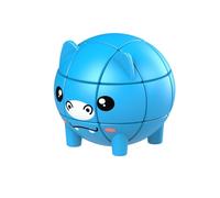 Asukohu Pedagogia Cartoon Animal Cube Per Ragazzi E Ragazze La Pazienza E La Coscienza Spaziale Sviluppare Puzzle Portatile