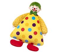 Asukohu Peluche Clown Kuschely abbraccia, cuscino imbottito per l'asilo, decorazioni per l'educazione prescolare e sviluppo sensoriale, giocattolo di peluche interattivo