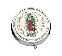 Asukohu Portagioie cristiano, con scomparto in vetro per trucco, per oggetti sacri e case per la presentazione di scatole religiose cristiane