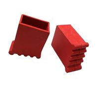 Asukohu Protezioni antiscivolo per la base della scala, in gomma ammortizzante, previene danni al pavimento, copertura di estensione per gradini