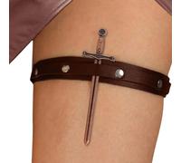 Asukohu Punk Calze Coscia In Pelle Elastica Con Regolazione Senza Cuciture Per Sposa, LP415 viola, Taglia unica