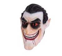 Asukohu Realistico Vampiro Lattice Con Occhi e Denti Rosso Sangue Per Halloween Cosplay Adulti Halloween Dracula Copricapo