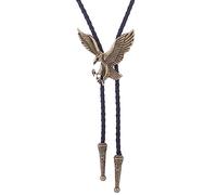 Asukohu Rilievo Buckle Decors Bolo Cravatta Per Uomini Donne Sposo Collana Da Sposo Western Cowboy Cravatta Bolo Per Camicia Uomini Forniture Cravatte Western Cowboy, Bronzo 14, Taglia unica