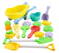 Asukohu Sandcastle Building Set di giocattoli di sabbia per bambini con secchio e muffa Beach Trip Utensile da neve Gioco di sabbia per bambini in età prescolare