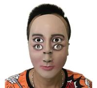 Asukohu Scary Four Eyes Horror Halloween Full Face Scary Cosplay Costume Lattice Fotografia Accessori di Scena Regalo Quattro Occhi Maschera