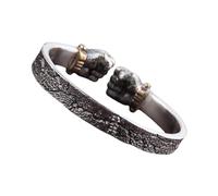 Asukohu Semplice ed elegante pugno avvolgere polsino aperto semplice versatile aperto adatto per donne alla moda accessori unisex simbolo di potere gioielli