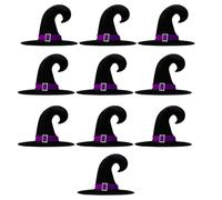 Asukohu Set di 10 cappelli da strega per cosplay comodi unisex mago copricapi per feste di Halloween forniture accessori per costumi forniture per feste di Halloween