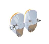 Asukohu Set di scarpe per bambole realistiche in PU per la casa dei giocattoli mostra compiti creativi in costume scarpe giocattolo delicate per bambini