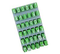Asukohu Set di strumenti per goffratura artistica in argilla con lettere per scolpire forniture di ceramica e supporti misti Disegni artistici educativi in argilla alfabeti stampi per insegnanti