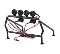 Asukohu Simulazione Metallo Roll Cage Con 6 Lampada A LED Per 1/10 Telecomando Auto Modifica Accessori Parte Telecomando Auto Scratchrpoof Roll Cage