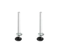 Asukohu Stabile tubo di vetro dilatazione set spina per misuratori delle orecchie con monili di espansione singolo per punture del corpo appassionati di misuratori delle orecchie, 4mm, come descritto