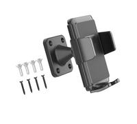 Asukohu Supporto per telefono a parete, design di accesso multi-mano, per aree di cottura, generale su tutti gli smartphone fino a 7 2 pollici, montaggio a parete