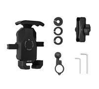 Asukohu Supporto per telefono da moto regolabile con 3 disegni a artiglio antiurto rotazione a 360 facile installazione forte stabilità staffa mobile antiurto
