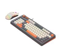 Asukohu Tastiera da gioco a 98 tasti con effetti ARGB Tastiera ergonomica tasti comodi per il gioco e l'uso dell'ufficio meccanico
