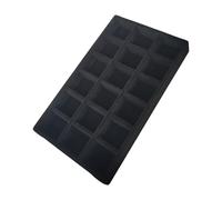 Asukohu Vassoio di gioielli in tessuto Espositore Gioielli Organizzatori Gioielli Showcase Vassoio Perfetto Per L'Organizzazione Di Rimorchi E Esposizione