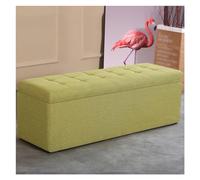 ASumPio Pouf Poggiapiedi Pouf Piccolo Pouf per Divano Sgabello per Camerino Sgabello Rettangolare per Cambiare Le Scarpe Mobiletto Portaoggetti per Letto Striscia Port,C-M 100cm