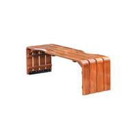 ASumPio Sedie da Veranda Panca da Giardino Sedia da Parco Panca da Esterno Cortile All'Aperto Traliccio di Ananas Legno Massello Sedia per Il Tempo Libero Centro Comme,One Color-A 120CM