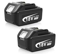 ASUNCELL 2 batterie sostitutive 18 V 5,5 Ah per Makita batteria compatibile con Makita BL1850B BL1830 BL1850 BL1860 BL1860B BL1830B BL1840 BL1845 BL1820 LXT-400