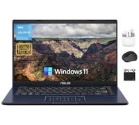 ASUS 14 pollici FHD portatile Go Laptop 2024 Flagship, processore Intel Celeron N4500 dual-core, 4 GB di RAM, 128 GB di memoria (64 GB eMMC + 64 GB SD), WiFi, webcam 720P, batteria 10+ ore, Windows