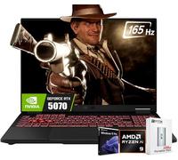 ASUS 2025 TUF A16 16" FHD+ 165Hz RTX 5070 Gaming Laptop, AMD Ryzen 9 270 (>i9-12900, fino a 5,2 GHz), 32 GB DDR5 RAM, SSD PCIe 4.0 da 1 TB, tastiera retroilluminata RGB, Thunderblot 4, Win11 PRO. , W