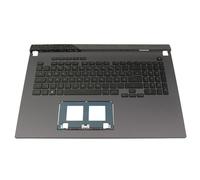 ASUS 713RX-2F originale tastiera in ustodia DE (tedesco) nero | con retroilluminazione per ROG Strix G17 G713PU, G713PV