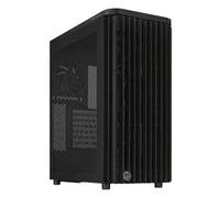 ASUS ProArt PA401 Wood Edition, telaio ATX con pannello a rete, compatibile con GPU fino a 314 mm, compatibile con radiatori da 240 mm, due ventole da 160 mm, supporto PSU rimovibile