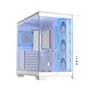 ASUS A32 Plus ARGB White Case Midi Tower Vetro Temperato No-Power ATX/mATX/Mini-ITX