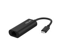 ASUS Adattatore di rete cablato USB-C2500 V2 2.5Gbps di tipo C, RJ45 LAN, trasferimento ad alta velocità USB-C, compatibile con 2.5G/1G/100Mbps