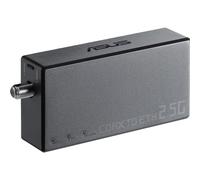 ASUS Adattatore Ethernet over coassiale da 2,5 Gbps (MA-25 1 confezione), MoCA 2,5, Internet ad alta velocità, Backhaul, TV Streaming, MPS Security, Montabile a parete