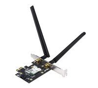 ASUS Adattatore PCE-AX3000 WiFi 6 (802.11ax) con 2 antenne esterne. Supporta 160 MHz per una velocità dati totale fino a 3000 Mbps, Bluetooth 5.0, sicurezza di rete WPA3, OFDMA e MU-MIMO