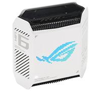 Asus - ASUS ROG Rapture GT6 Blanc - Routeur sans fil Wi-Fi AX Tri Band 10000 Mbps (2x AX4804 + AX574) MU-MIMO 4x4:2x2 Mesh avec 3 ports LAN 10/100/1000 Mbps + 1 port WAN 2.5 GbE