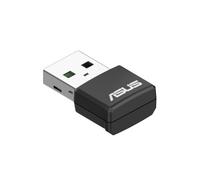 ASUS AX1800 Dual Band WiFi 6 Adattatore USB, WiFi 6, 802.11ax, sicurezza di rete WPA3, banda di frequenza 5GHz, dimensioni compatte (USB-AX55 Nano)